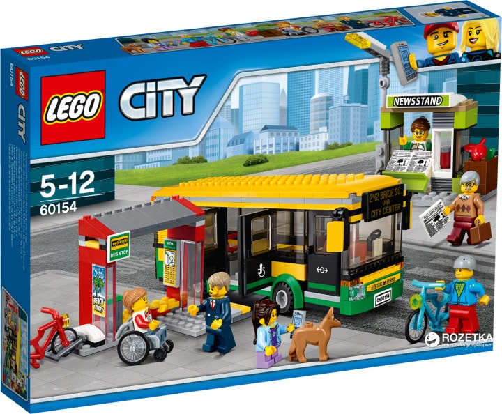 Коробка LEGO City набір Автобусна Станція